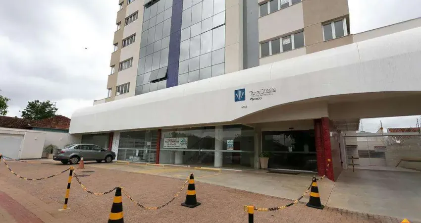 Sala à venda e locação no edifício torre d'italia, com 50 m² - centro empresarial - ibiporã - pr