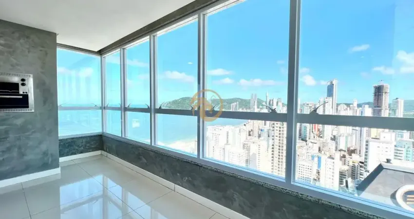Alto padrão | locação anual | ap 4 dom com vista mar espetacular | balneário camboriú