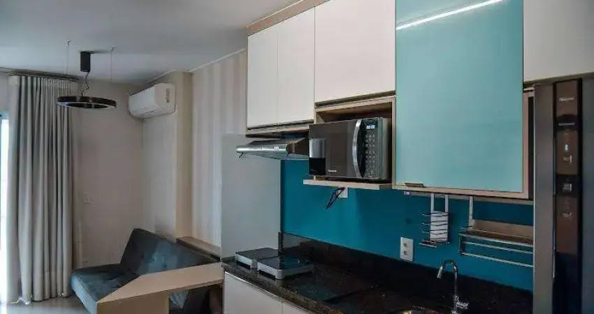 Apartamento mobiliado para locação em ribeirão preto, bosque das juritis, 1 dormitório, 1 banheiro, 1 vaga