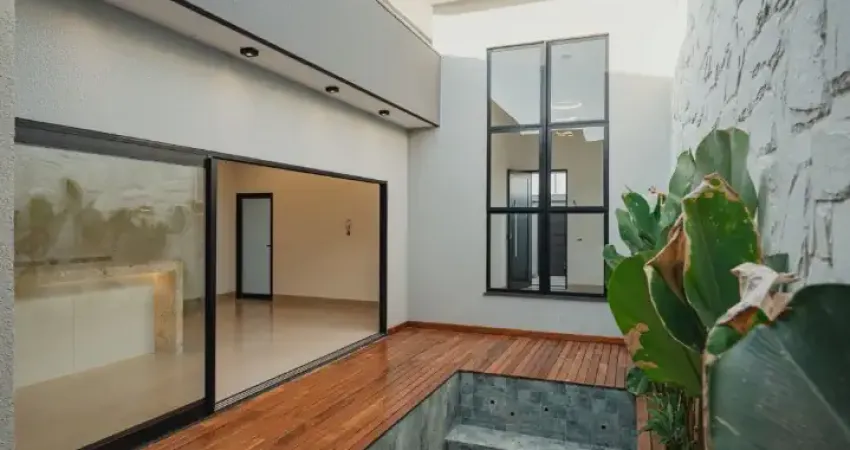 Casa padrão condomínio com piscina em lote de 200m2 - 3/4 sendo uma suite