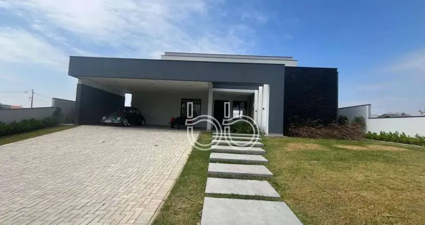 Casa com 4 dormitórios à venda, 306 m² por r$ 2.100.000,00 - condomínio fechado bothanica itu - itu/sp