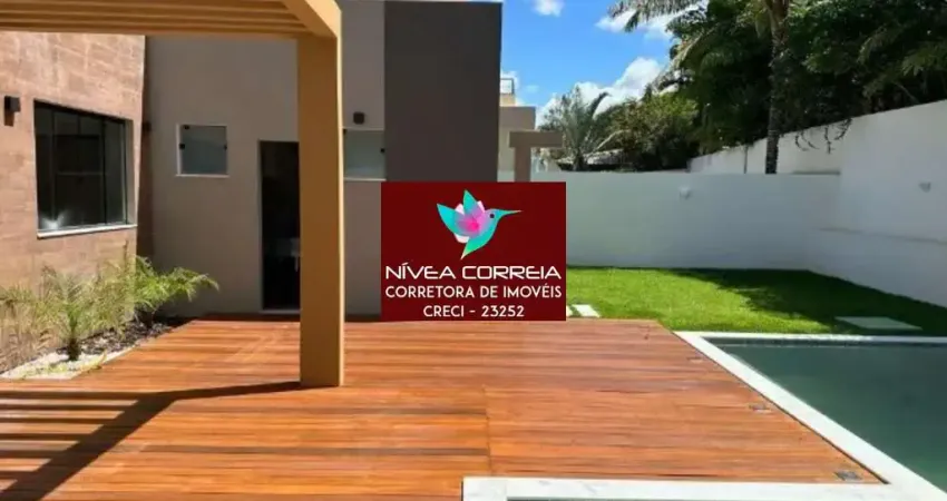 Casa em condomínio fechado com 4 quartos à venda na Rodovia BA-099 - Estrada do Côco, 10, Abrantes, Camaçari