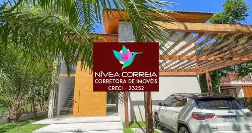 Vende-se linda casa com 220 metros quadrados e 4 suítes em condomínio em praia do forte/açu da torre