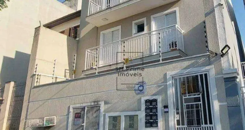 Apartamento com 2 dormitórios para alugar, 45 m² por r$ 3.136/mês - água fria - são paulo/sp