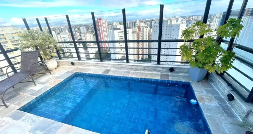Cobertura linda!! a venda com 220m2, c/ piscina, churrasqueira, ofurô, com 3 dorms, sendo 1 suite, 4