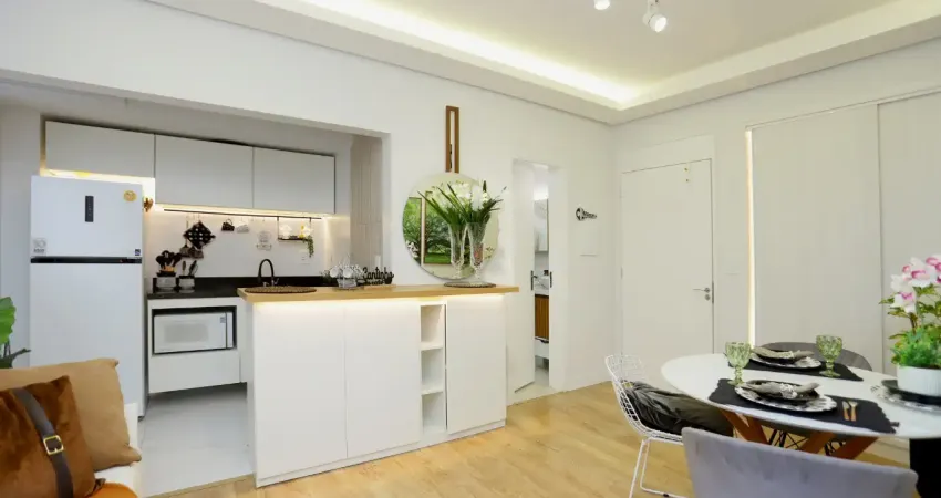 Apartamento garden de 1 dormitório, mobiliado e decorado com 41 m² no centro histórico!