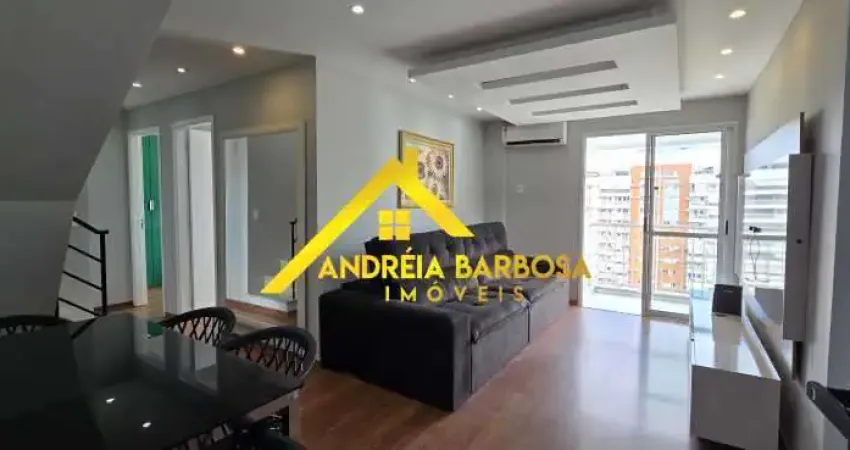 Cobertura duplex de 3 quartos para aluguel no residencial clube pátio carioca - 115m²