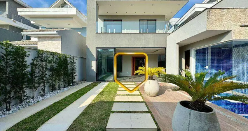 Linda casa com 3 suítes à venda, 300 m² por r$ 3.200.000 - recreio dos bandeirantes - rio de janeiro/rj