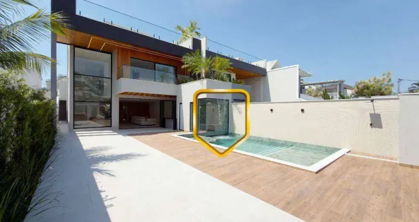 Casa com 4 suítes à venda, 450 m² por r$ 4.900.000 - recreio dos bandeirantes - rio de janeiro/rj