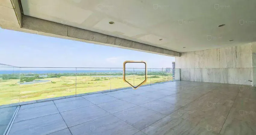 Apartamento com 4 suítes à venda, 381 m² por r$ 9.990.000 - barra da tijuca - rio de janeiro/rj