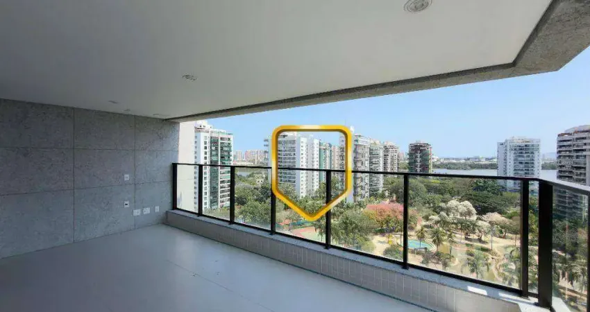 Be península apartamento com 3 suítes à venda, 108 m² por r$ 2.070.000 - barra da tijuca - rio de janeiro/rj
