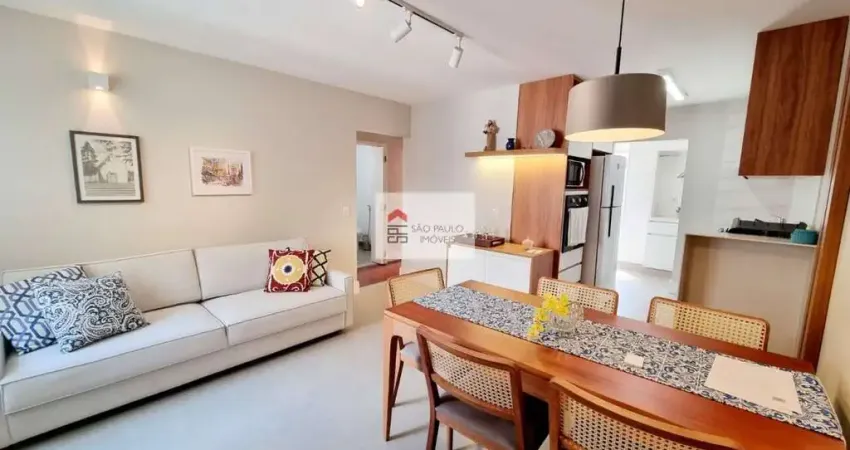 Apartamento 2 dormitórios totalmente reformado mobiliado em moema