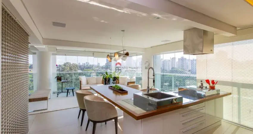 Apartamento para venda no edifício blanc campo belo 4 suites 4 vagas