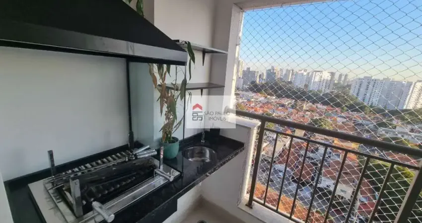 Apartamento com 2 dormitórios com varanda gourmet com churrasqueira
