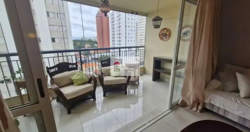 Apartamento mobiliado com 3 dormitórios na chácara santo antônio