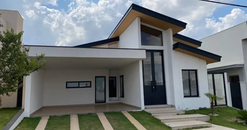 Casa térrea com três suítes no residencial 4 parque faber-castell