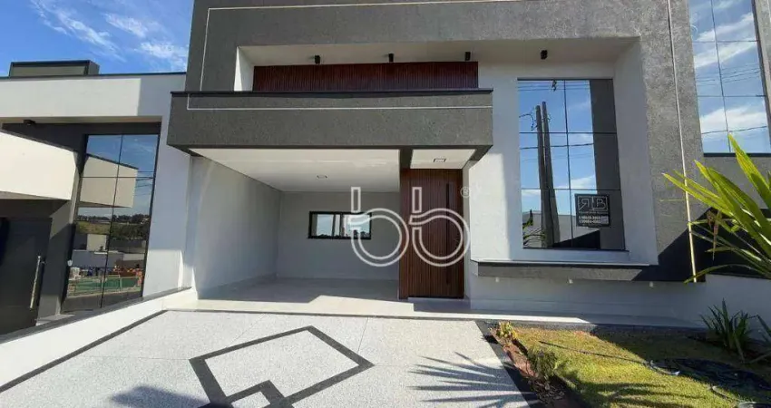 Casa com 3 dormitórios à venda, 140 m² por r$ 1.350.000,00 - condomínio gran reserve - indaiatuba/sp
