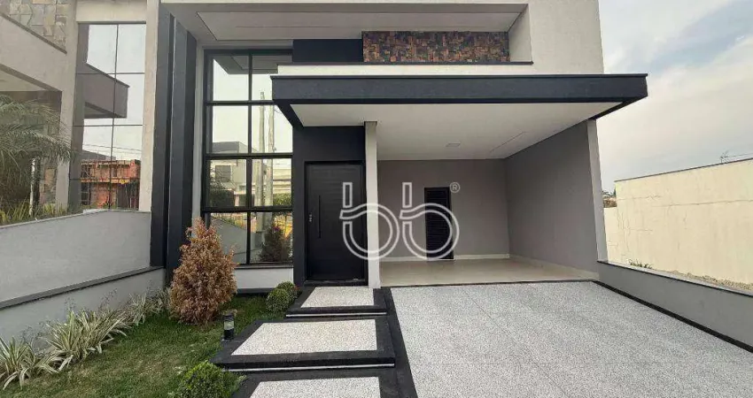 Casa com 3 dormitórios à venda, 148 m² por r$ 1.390.000,00 - condomínio gran reserve - indaiatuba/sp