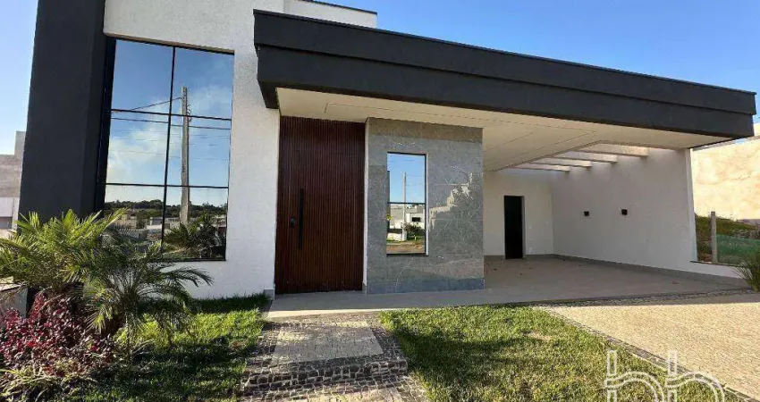 Casa com 3 dormitórios à venda, 192 m² por r$ 1.600.000,00 - condomínio residencial milano - indaiatuba/sp