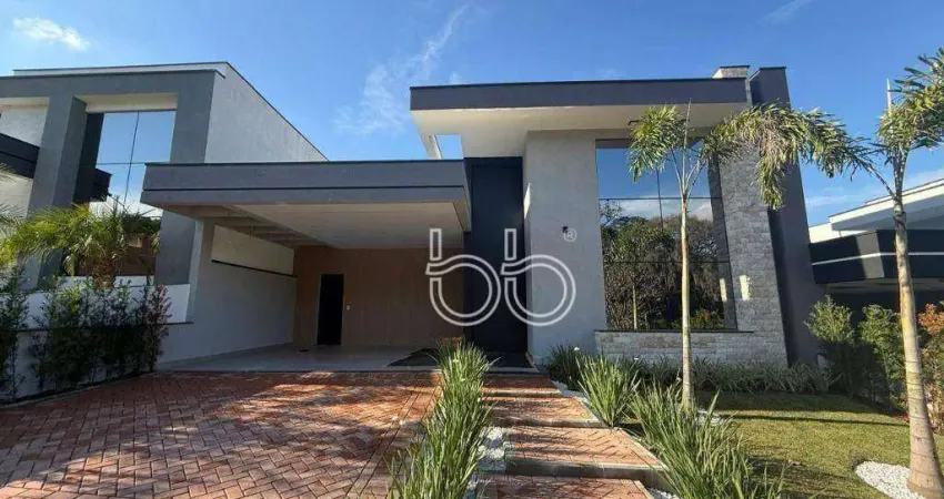 Casa com 3 dormitórios à venda, 191 m² por r$ 1.790.000,00 - condomínio london park - indaiatuba/sp