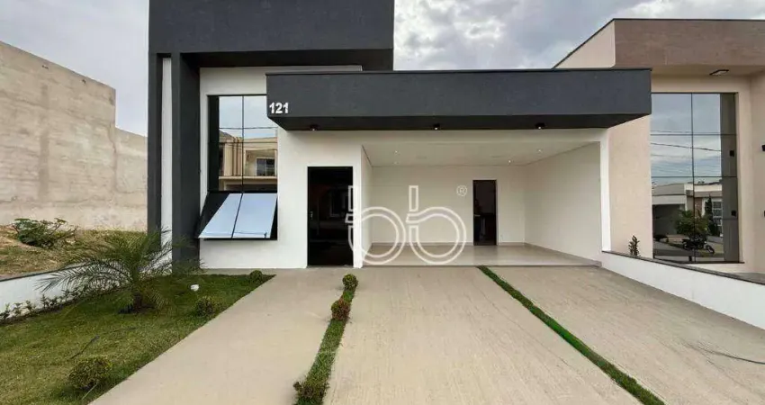 Casa com 3 dormitórios à venda, 158 m² por r$ 1.595.000,00 - condomínio jardim mantova residencial - indaiatuba/sp