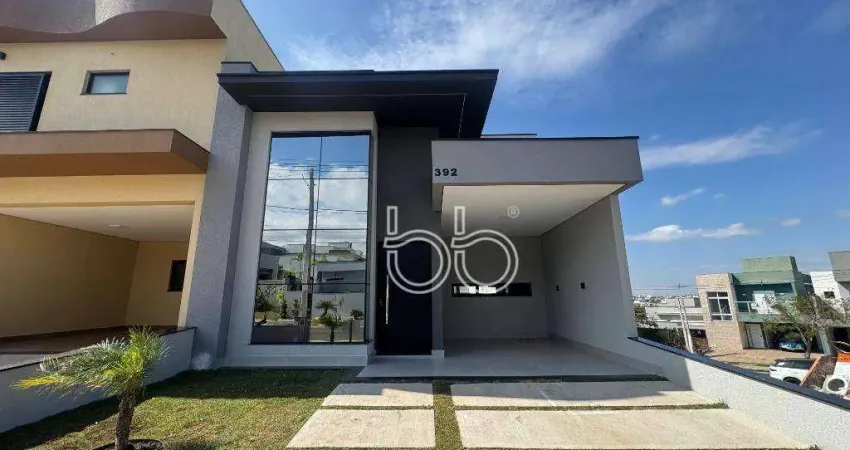 Casa com 3 dormitórios à venda, 155 m² por r$ 1.420.000,00 - condomínio jardim brescia - indaiatuba/sp