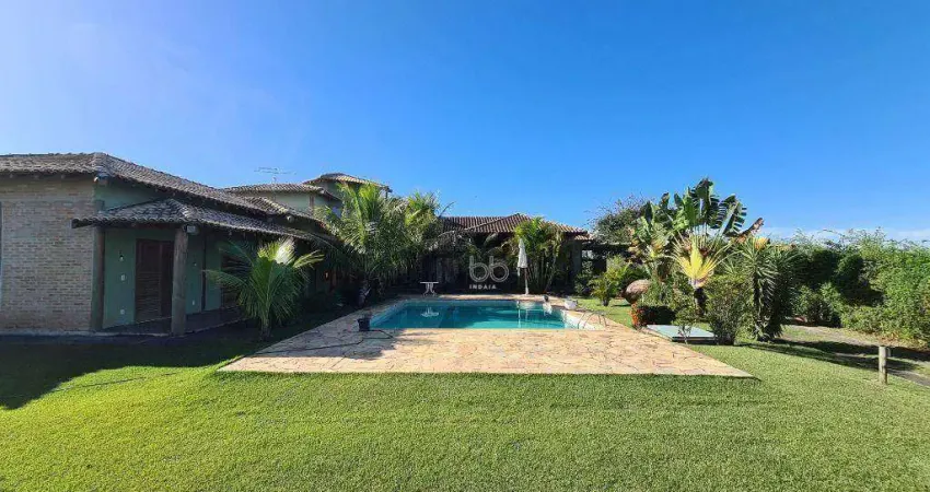 Chácara com 3 dormitórios, 2050 m² - venda por r$ 2.500.000,00 ou aluguel por r$ 12.730,00/mês - condomínio terras de itaici - indaiatuba/sp