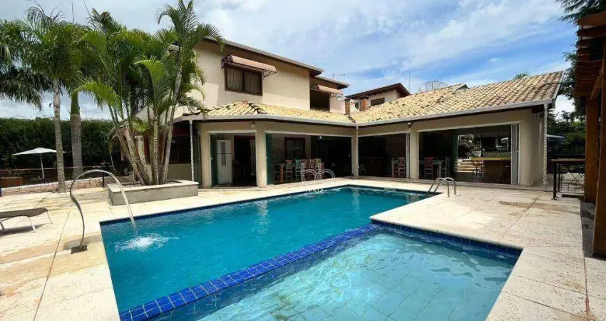 Chácara com 5 dormitórios à venda, 1680 m² por r$ 3.000.000,00 - condomínio terras de itaici - indaiatuba/sp