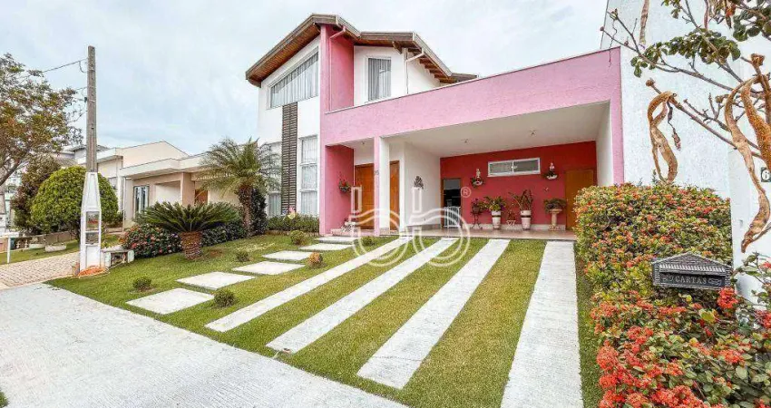 Casa com 3 dormitórios à venda, 225 m² por r$ 1.350.000,00 - condomínio portal dos ipês - indaiatuba/sp