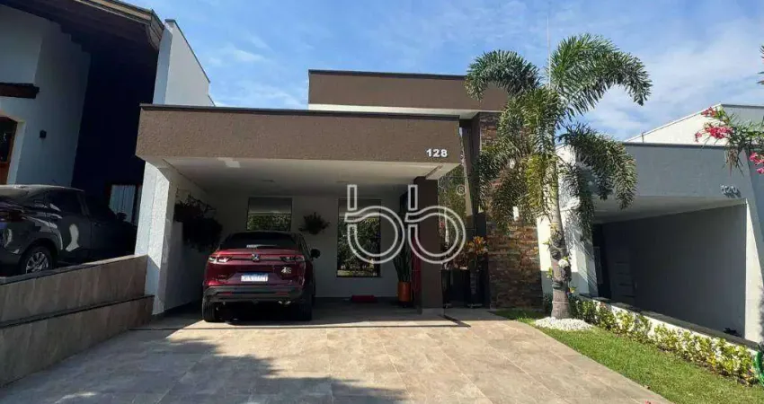 Casa com 3 dormitórios à venda, 130 m² por r$ 1.330.000,00 - condomínio jardim brescia - indaiatuba/sp