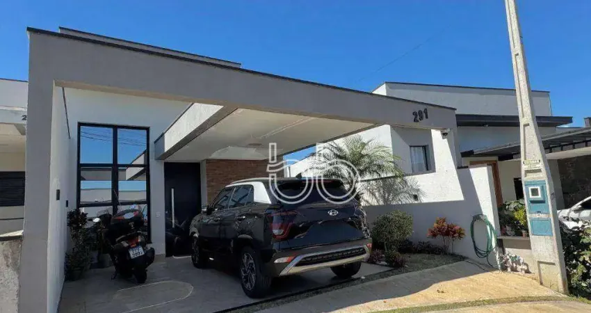 Casa com 3 dormitórios à venda, 110 m² por r$ 1.060.000,00 - condomínio residencial vila rica - indaiatuba/sp