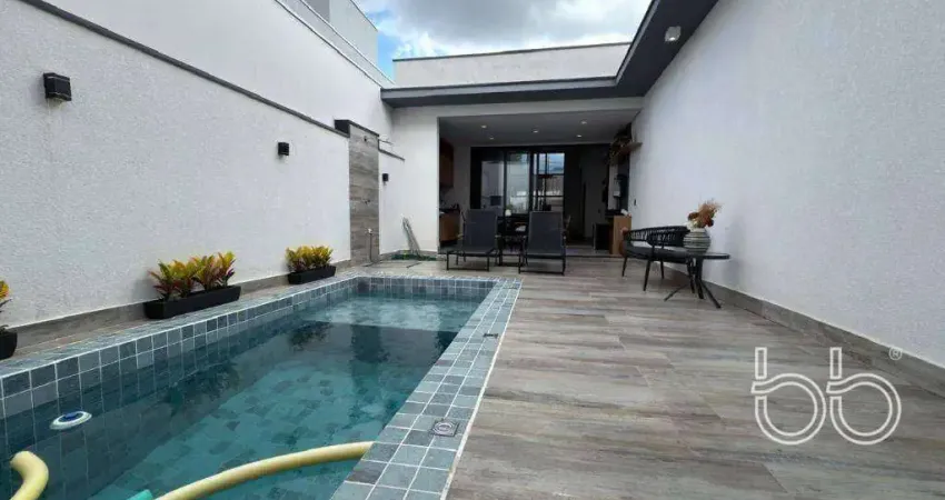 Casa com 3 dormitórios à venda, 191 m² por r$ 1.700.000,00 - condomínio residencial milano - indaiatuba/sp