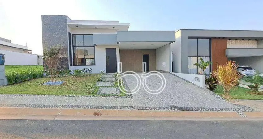 Casa com 3 dormitórios à venda, 190 m² por r$ 1.830.000,00 - condomínio maria josé - indaiatuba/sp