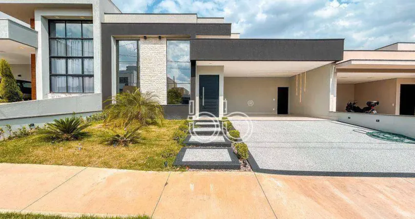 Casa com 3 dormitórios à venda, 192 m² por r$ 1.589.999,00 - condomínio residencial milano - indaiatuba/sp