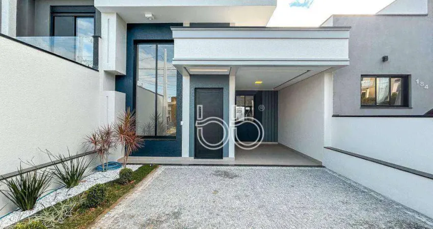 Casa com 3 dormitórios à venda, 115 m² por r$ 1.040.000,00 - condomínio vila paraty - indaiatuba/sp