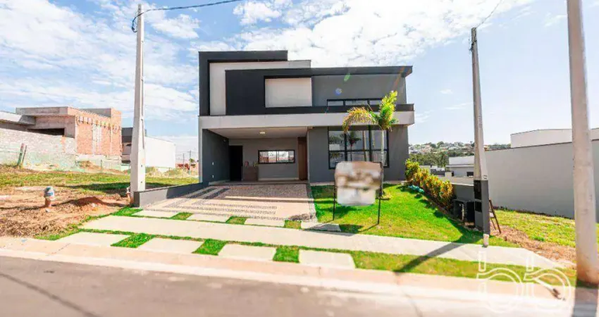 Casa com 3 dormitórios à venda, 183 m² por r$ 1.620.000,00 - condomínio gran reserve - indaiatuba/sp