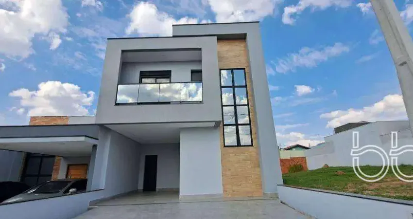 Casa com 3 dormitórios à venda, 198 m² por r$ 1.480.000,00 - condomínio jardim toscana - indaiatuba/sp