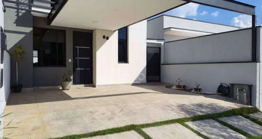 Casa com 3 dormitórios à venda, 125 m² por r$ 875.000,00 - condomínio vila ytu - indaiatuba/sp