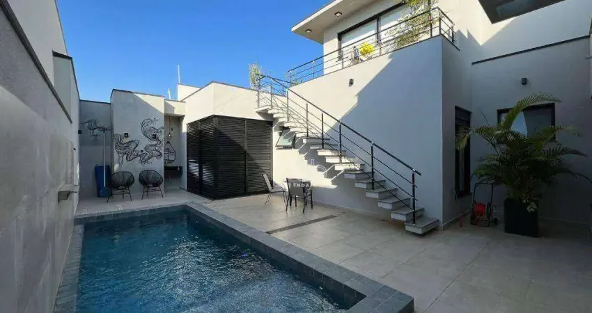 Casa com 3 dormitórios à venda, 270 m² por r$ 2.850.000,00 - condomínio dona lucilla - indaiatuba/sp