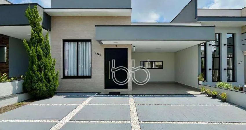 Casa com 3 dormitórios à venda, 140 m² por r$ 1.150.000,00 - condomínio jardim mantova residencial - indaiatuba/sp