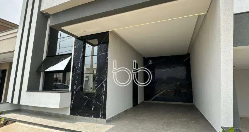 Casa com 3 dormitórios à venda, 140 m² por r$ 1.260.000,00 - condomínio gran reserve - indaiatuba/sp