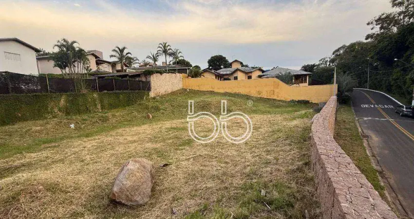 Terreno à venda, 1000 m² por r$ 745.000,00 - condomínio colinas do mosteiro de itaici - indaiatuba/sp