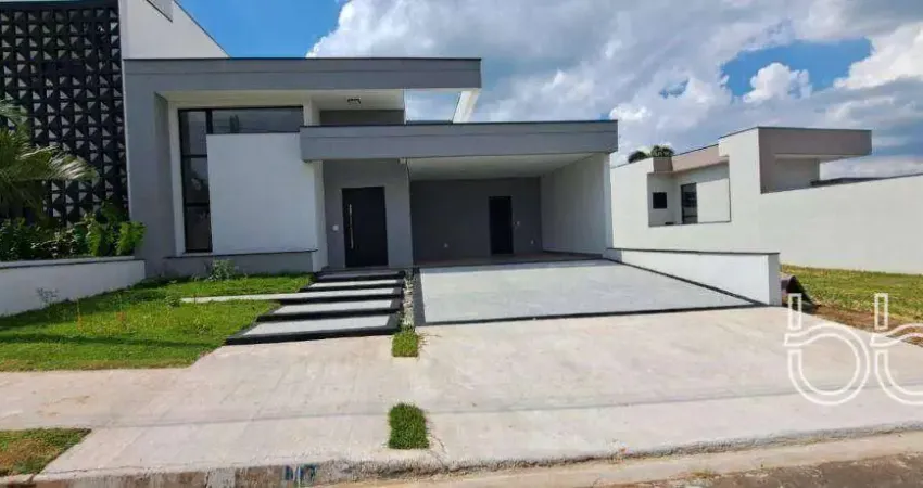 Casa com 3 dormitórios à venda, 220 m² por r$ 2.065.000,00 - condomínio jardins di roma - indaiatuba/sp