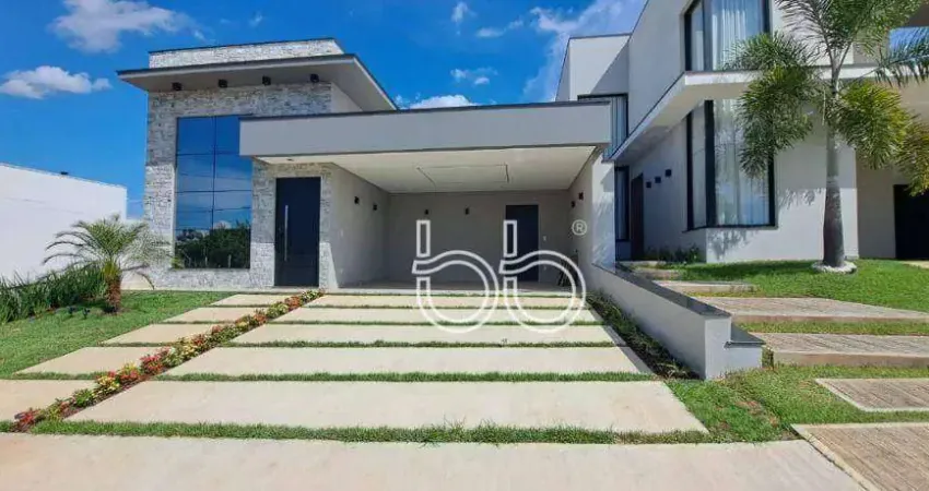 Casa com 3 dormitórios à venda, 179 m² por r$ 1.685.000,00 - condomínio jardins di roma - indaiatuba/sp