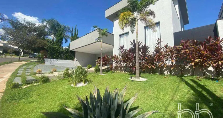 Casa com 4 dormitórios à venda, 420 m² por r$ 4.200.000 - condomínio helvétia park - indaiatuba/sp