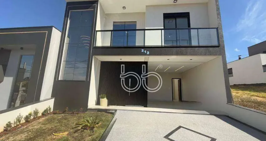Casa com 3 dormitórios à venda, 194 m² por r$ 1.650.000,00 - condomínio gran reserve - indaiatuba/sp