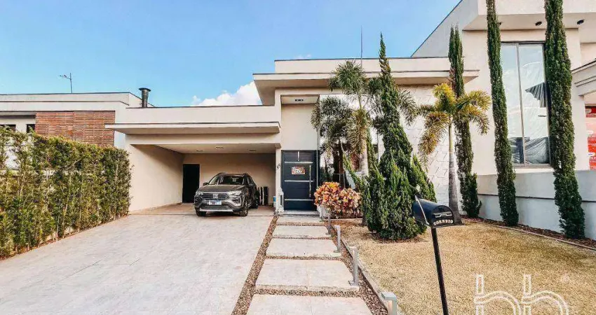 Casa com 3 dormitórios à venda, 180 m² por r$ 1.895.000,00 - condomínio dona lucilla - indaiatuba/sp