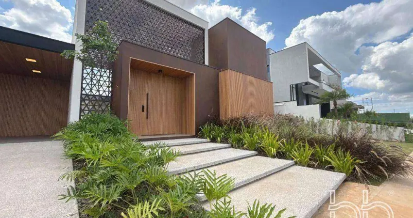 Casa com 4 dormitórios à venda, 402 m² por r$ 5.185.000,00 - condomínio villa dos pinheiros - indaiatuba/sp