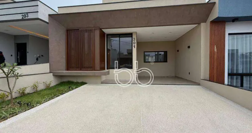 Casa com 3 dormitórios à venda, 140 m² por r$ 1.200.000 - condomínio gran reserve - indaiatuba/sp