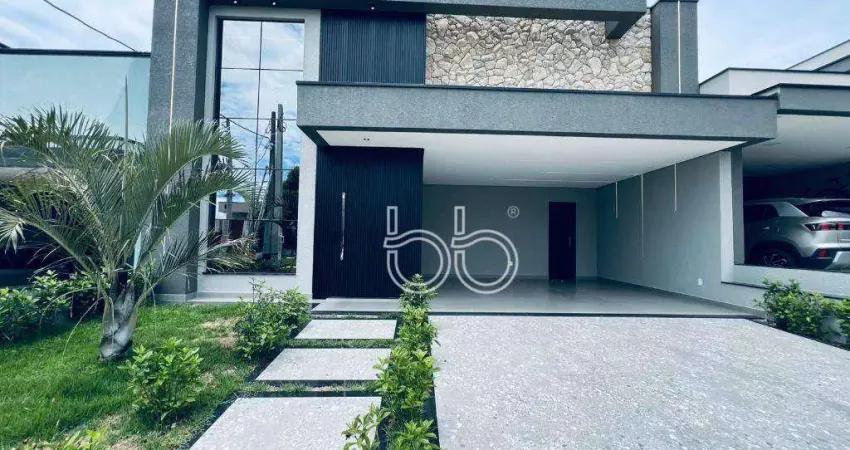 Casa com 3 dormitórios à venda, 196 m² por R$ 1.850.000 - Condomínio Piemonte - Indaiatuba/SP